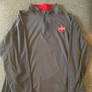 Nebraska Huskers 3/4” zipper pullover